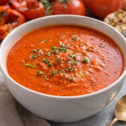 Roasted Red Pepper and Tomato Soup (GF) (quart)