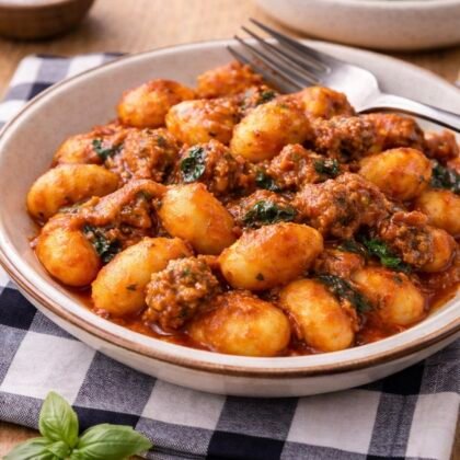 Sausage Gnocchi Bake