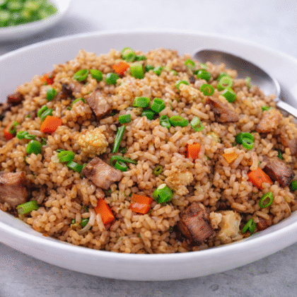 Gluten-Free Pork Fried Rice (GF) (serves 4-5)