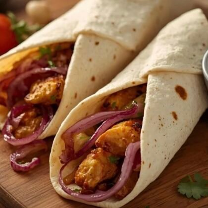 MJ3 Mediterranean Chicken Wraps with Tzatziki Sauce