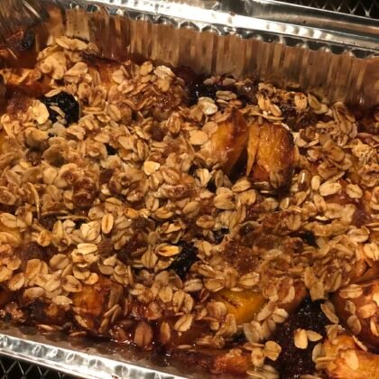 Blackberry Peach Crisp