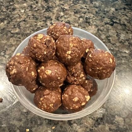 Double Chocolate Cookie Dough Balls (NUT FREE) (6 count)