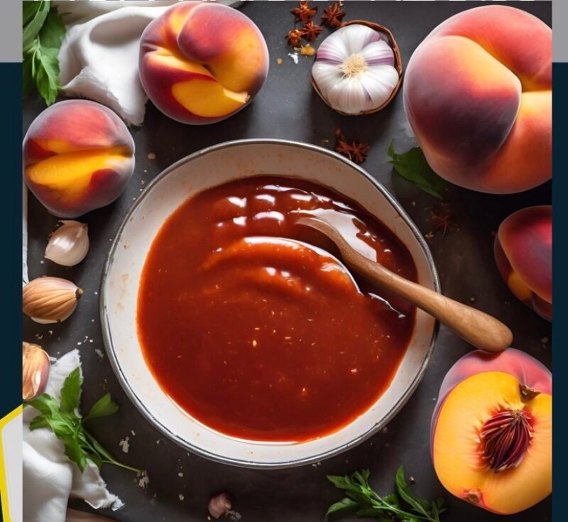 MJ3 Peach BBQ Sauce (8oz)