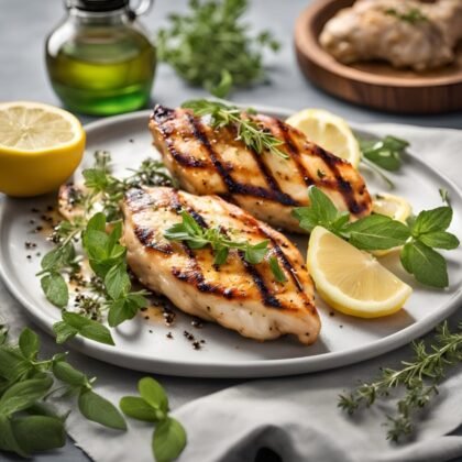 Spring Grilled Chicken Breasts (a la carte)