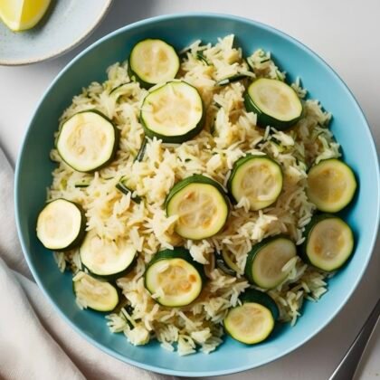 Jasmine Rice and Zucchini