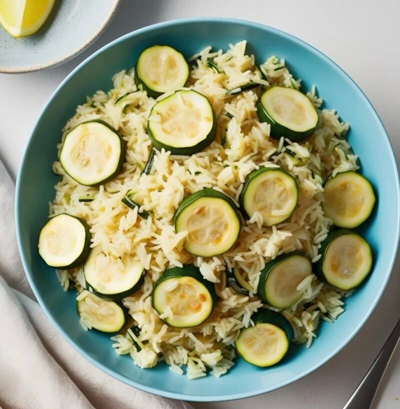 Jasmine Rice and Zucchini