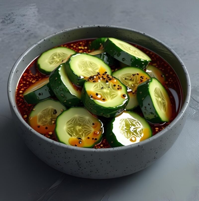 Flaming Redhead Cucumber Salad